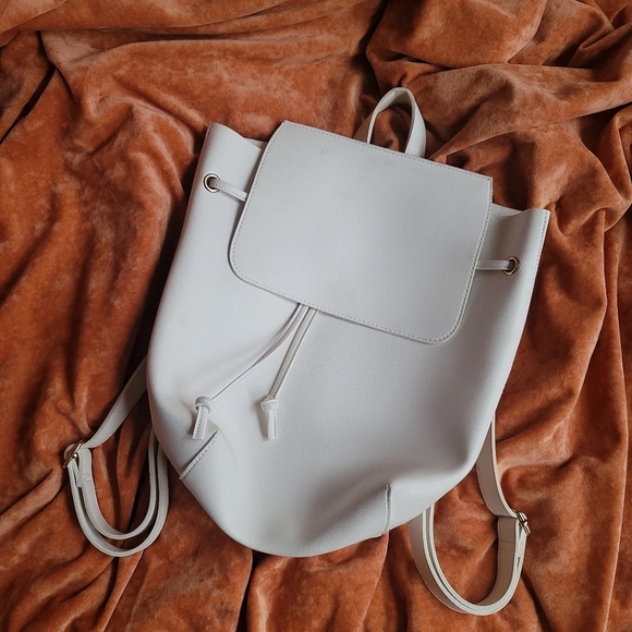 Charlotte Russe Handbags - 💎White Mini Bookbag💎